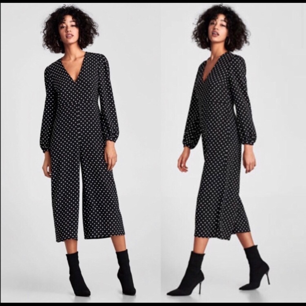 Zara Polka Dot Jumpsuit Gem
